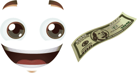 见钱眼开 - jiàn qián yǎn kāi