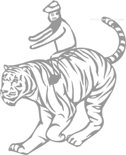 骑虎难下 - qí hǔ nán xià