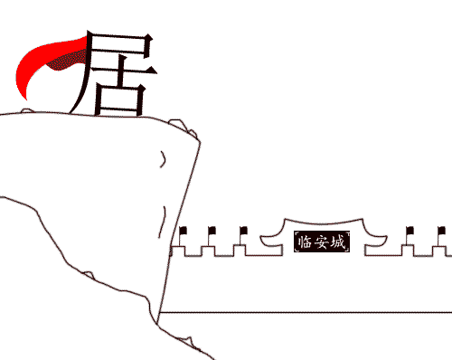 居高临下 - jū gāo lín xià