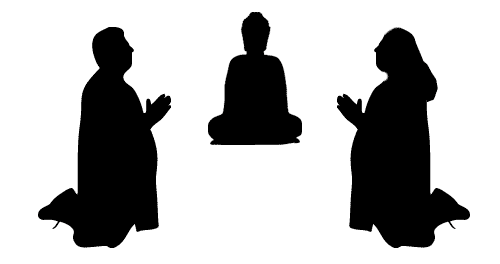 善男信女 - shàn nán xìn nǚ