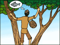 缘木求鱼 - yuán mù qiú yú