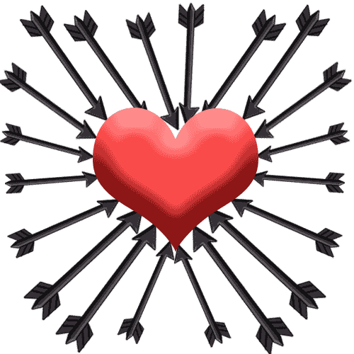 万箭穿心 - wàn jiàn chuān xīn