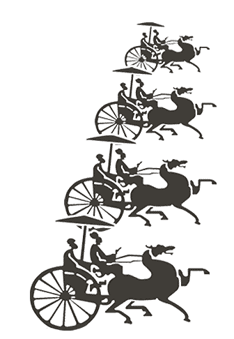 并驾齐驱 - bìng jià qí qū