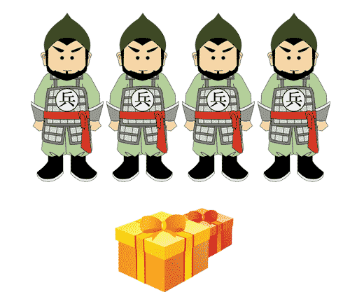 先礼后兵 - xiān lǐ hòu bīng