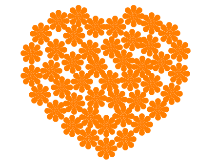 心花怒放 - xīn huā nù fàng