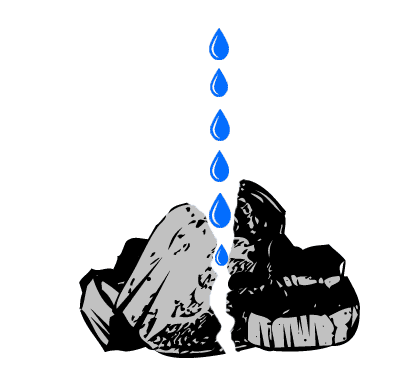 水滴石穿 - shuǐ dī shí chuān